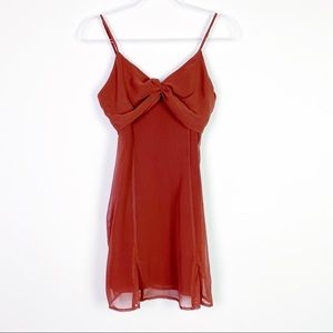 NWOT Majorelle Twist Front Slip Dress
